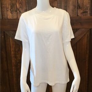 J. Crew White Vintage Cotton Short Sleeve Tee